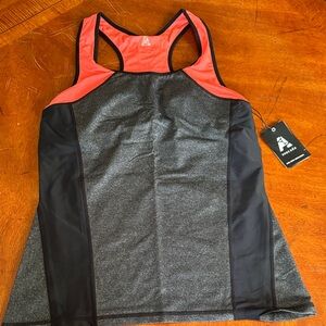 NWT Avocado Gray and Hot Pink Racer Back